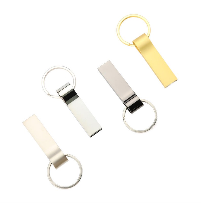 Unidad flash USB 2.0 con llavero de metal