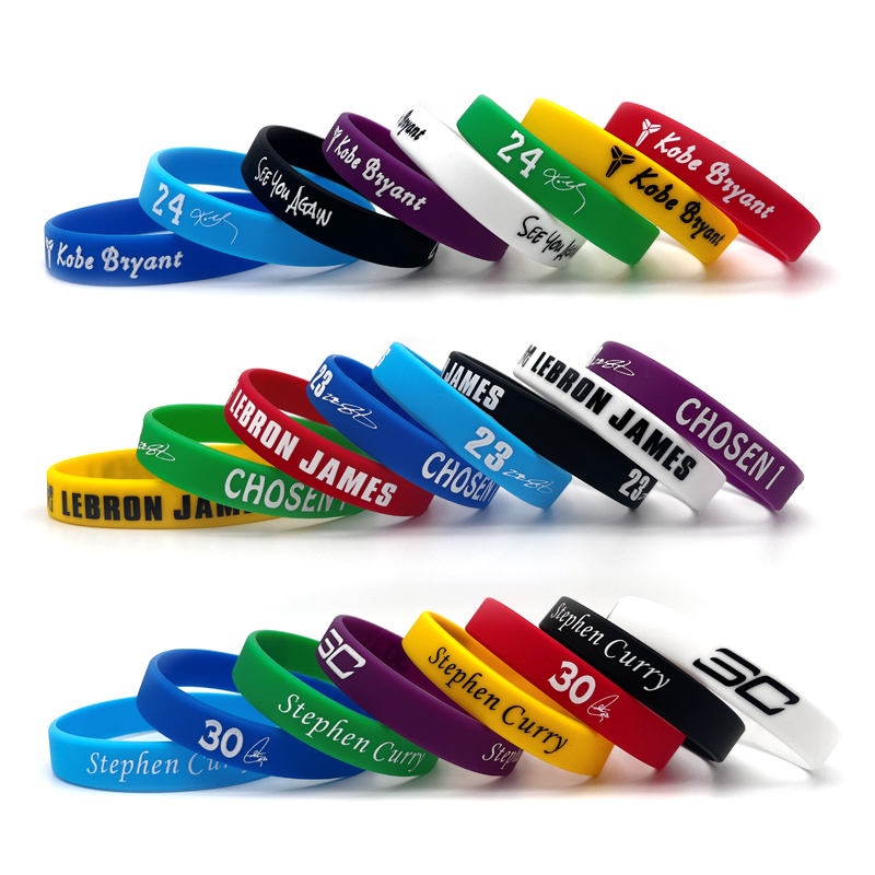 Pulseras deportivas de silicona personalizadas