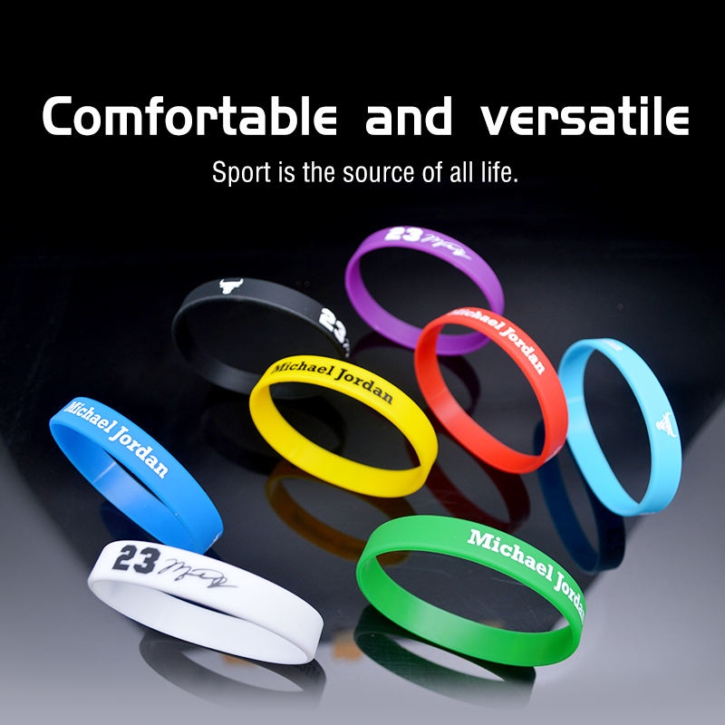 Pulseras deportivas de silicona personalizadas