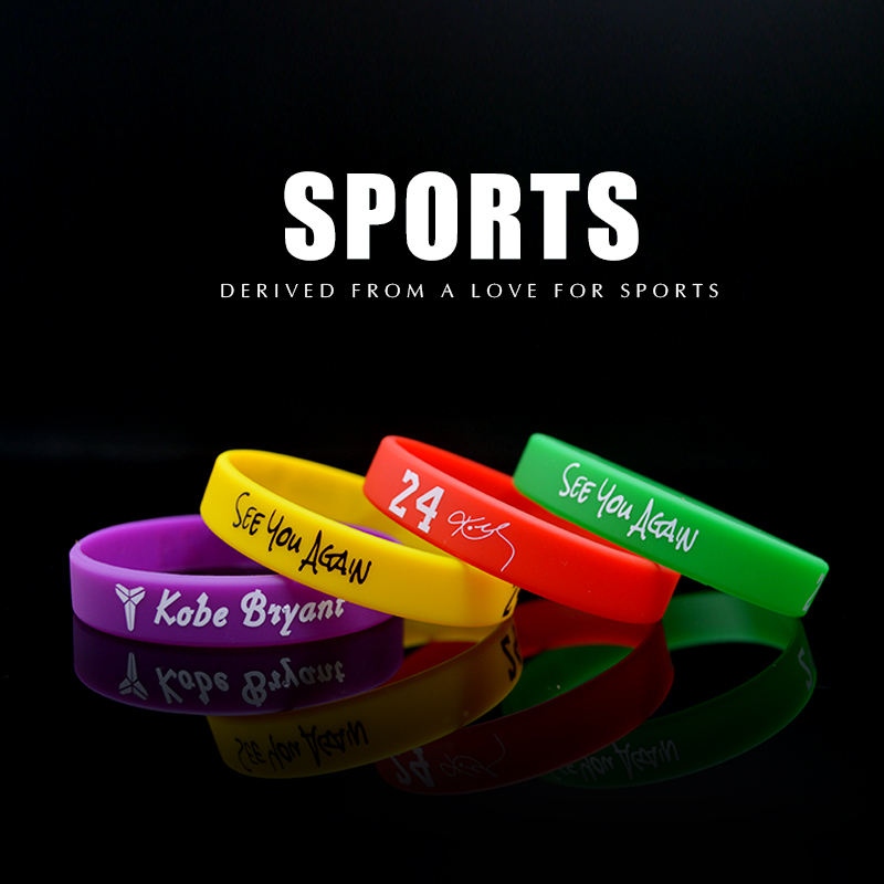 Pulseras deportivas de silicona personalizadas