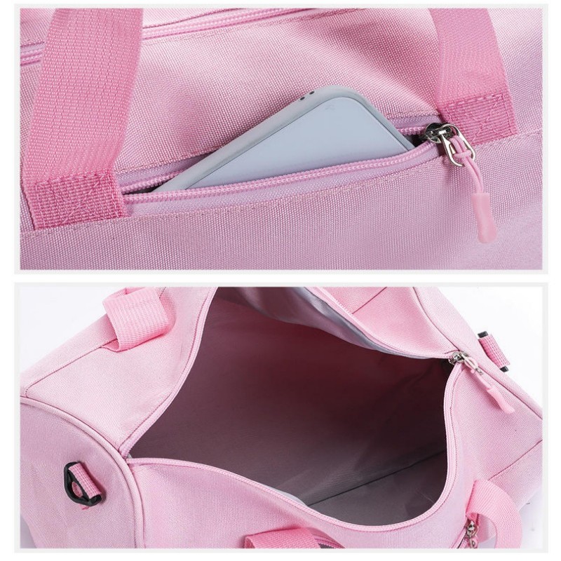 Bolsa de lona de gimnasio con cilindro personalizado