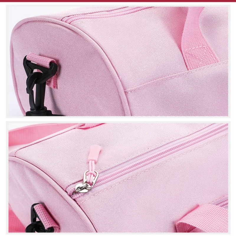 Bolsa de lona de gimnasio con cilindro personalizado