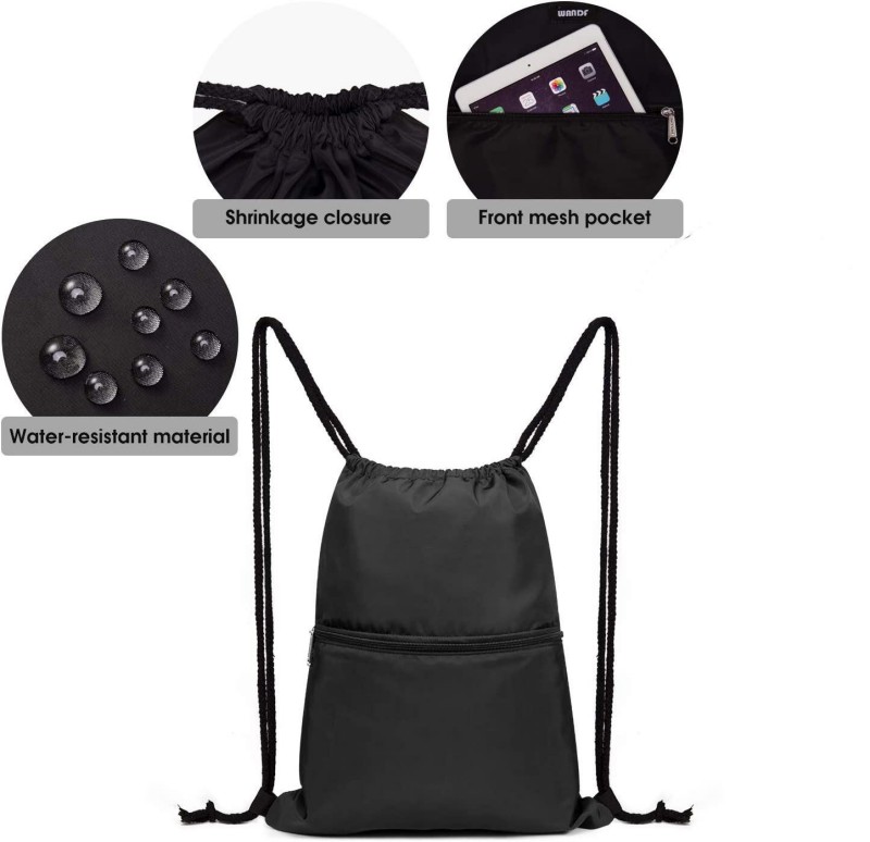 Mochila con cordón y logotipo personalizado Bolsa de deporte