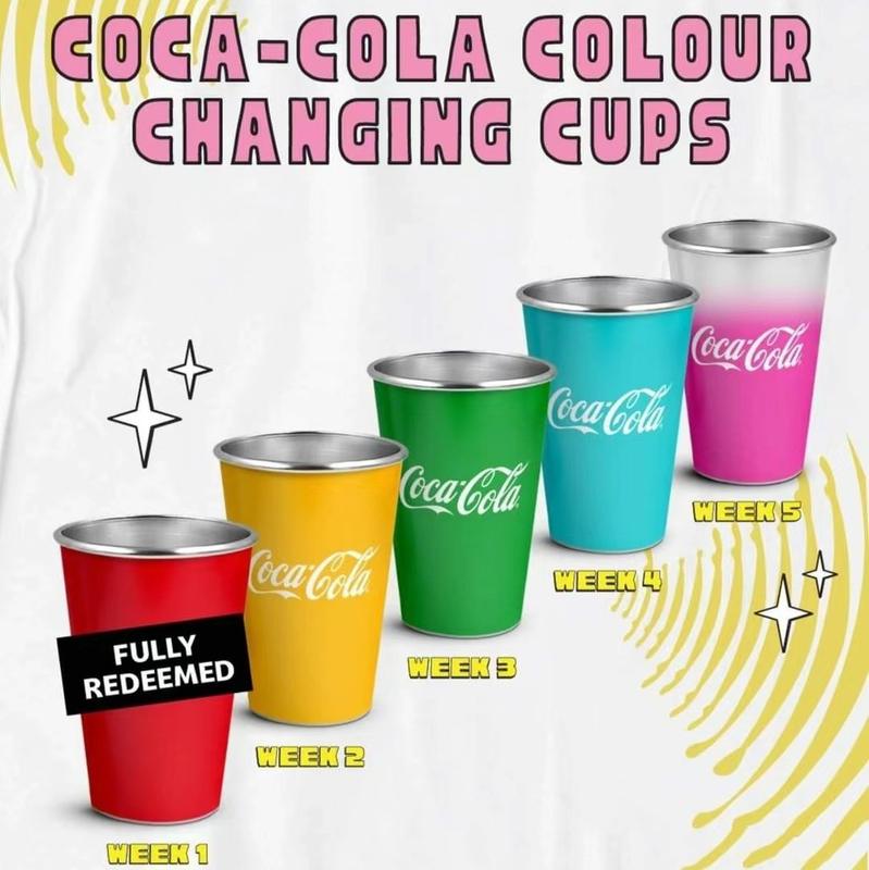 Vaso de fiesta reutilizable de aluminio que cambia de color de 470 ml