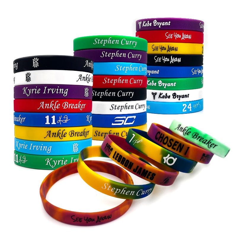 Pulseras deportivas de silicona personalizadas