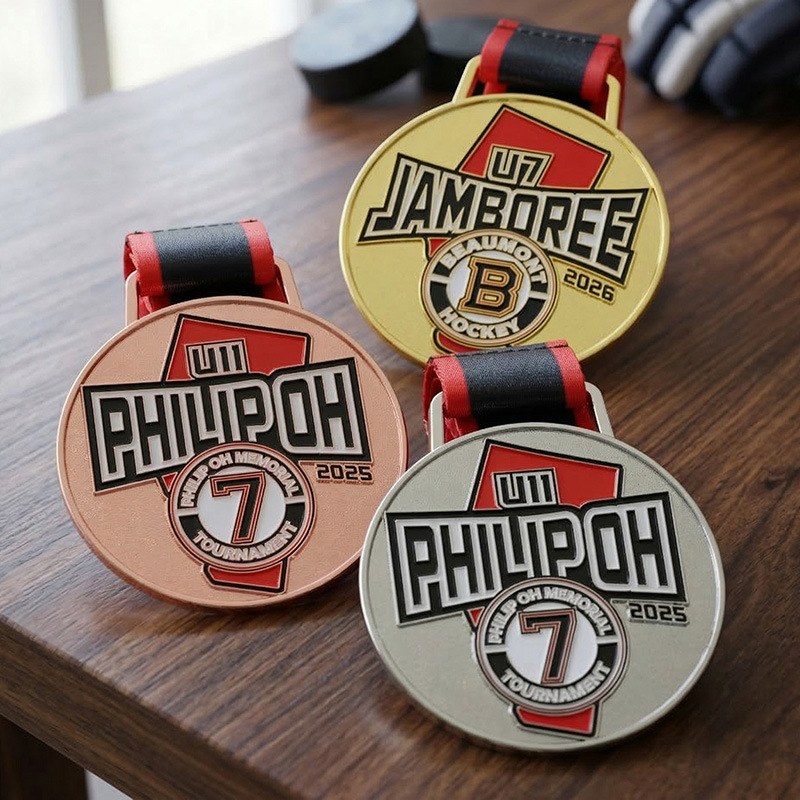 Medallas deportivas personalizadas para premios de competición
