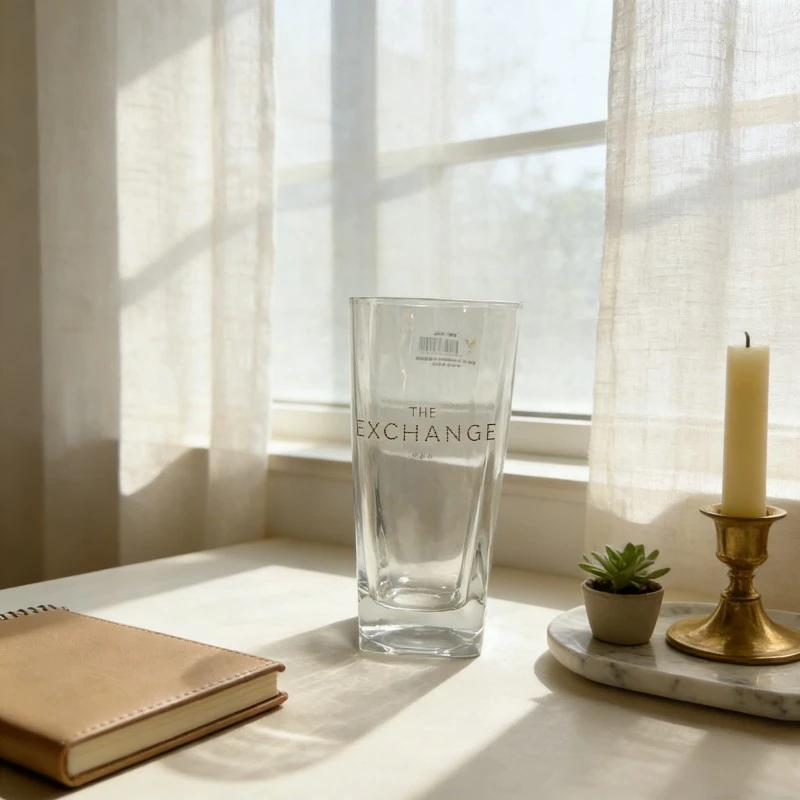 Square Highball Borosilicate Glass Tumblers