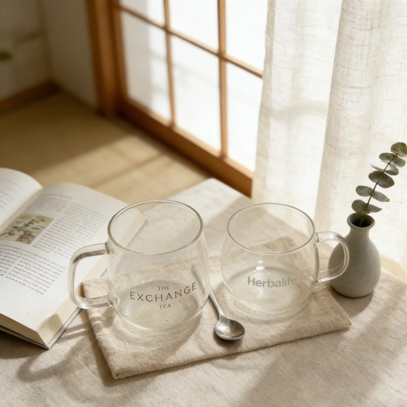 Custom Egg Shaped Glass Mugs With Handles Custom Egg Shaped Glass Mugs With Handles