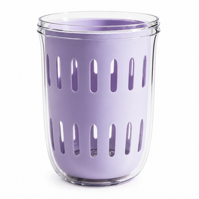 Taza de ensalada escurridora de doble capa
