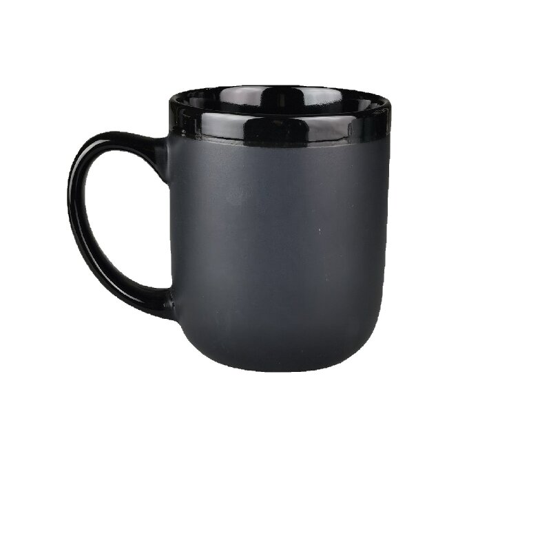 Taza de café de cerámica mate con logotipo personalizado para regalo de cafetería