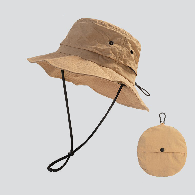 Sombrero de cubo plegable al aire libre empacable Sombrero de cubo plegable al aire libre empacable