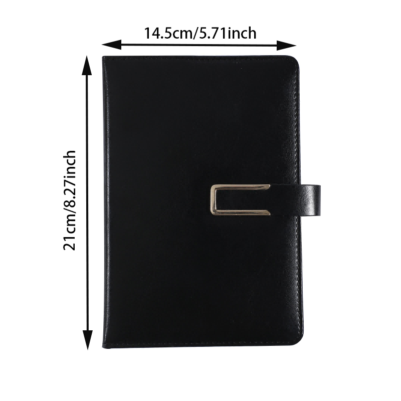 Cuaderno de tapa dura de cuero PU de primera calidad