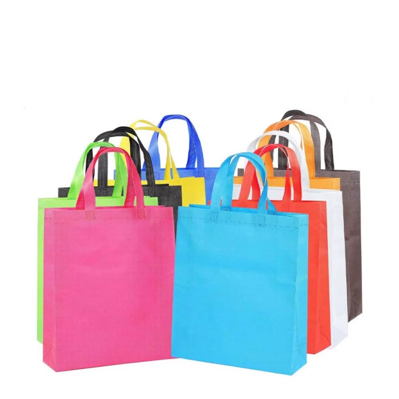 Bolsa de compras reutilizable no tejida
