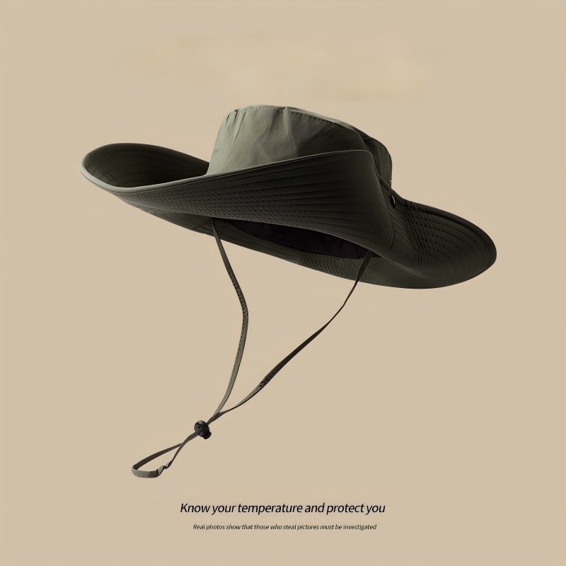 Sombrero de cubo plegable al aire libre de ala ancha