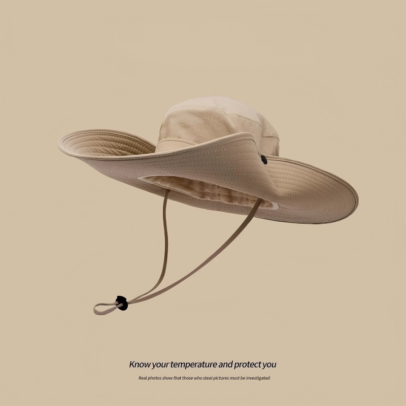 Sombrero de cubo plegable al aire libre de ala ancha