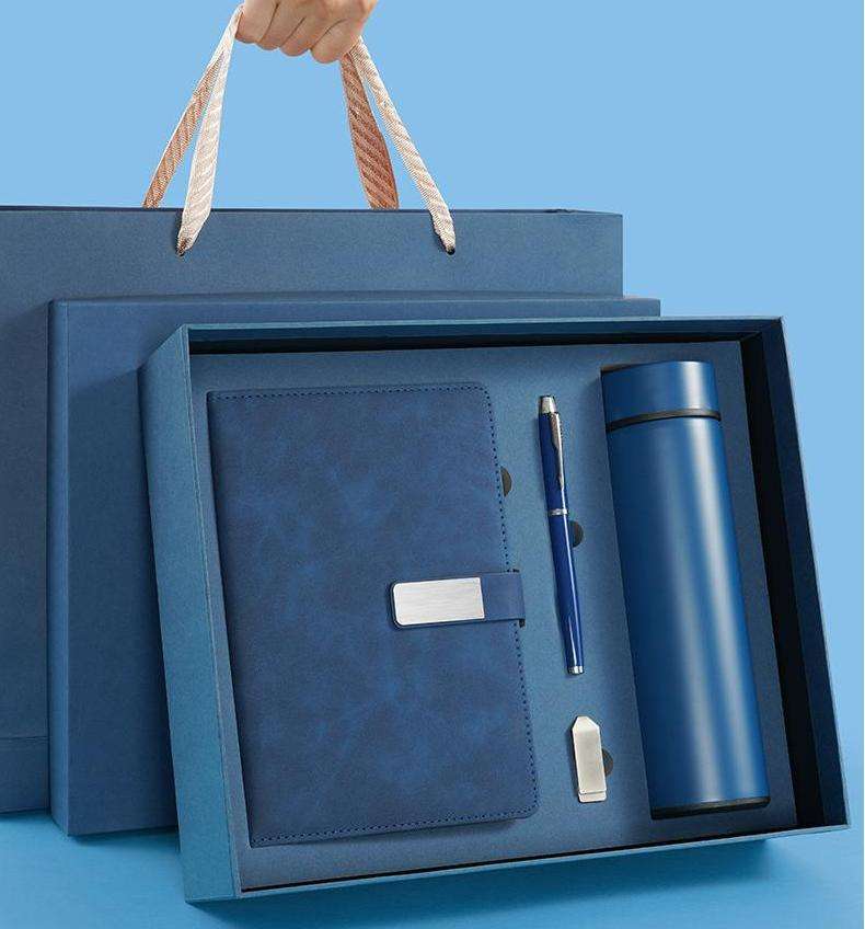 Frasco de vacío de pluma de cuaderno de regalo empresarial con logotipo personalizado