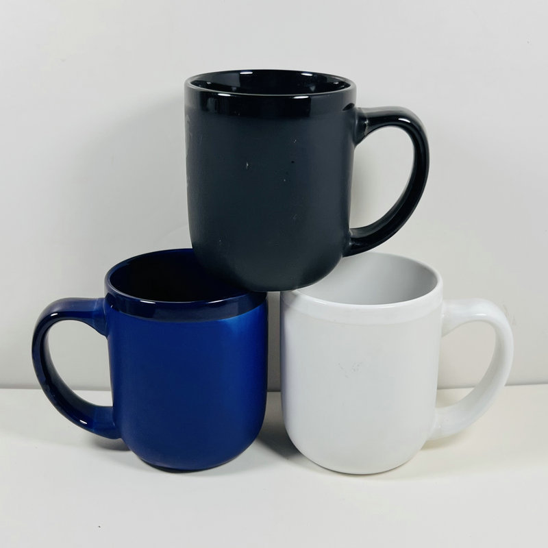 Taza de café de cerámica mate con logotipo personalizado para regalo de cafetería